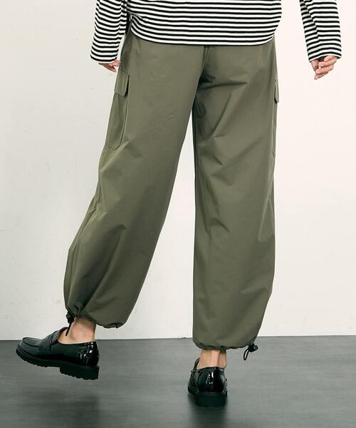 「MELROSE claire」 カーゴパンツ 2 カーキ レディース_画像3