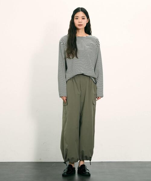 「MELROSE claire」 カーゴパンツ 2 カーキ レディース_画像4
