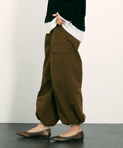 「MELROSE claire」 カーゴパンツ 2 カーキ レディース_画像9