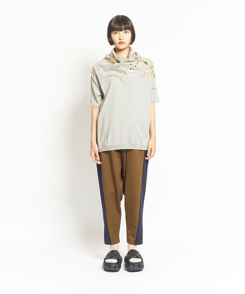 「gomme」 サルエルパンツ MEDIUM ブラック レディース_画像2