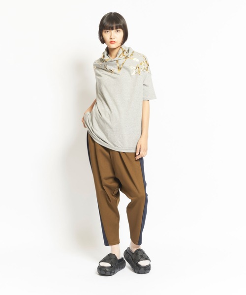 「gomme」 サルエルパンツ MEDIUM ブラック レディース_画像5
