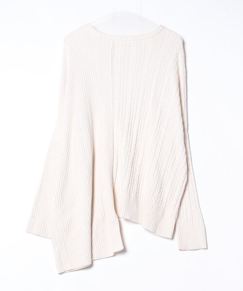 「Bshop」 ニットカーディガン ONE SIZE ナチュラル レディース_画像2