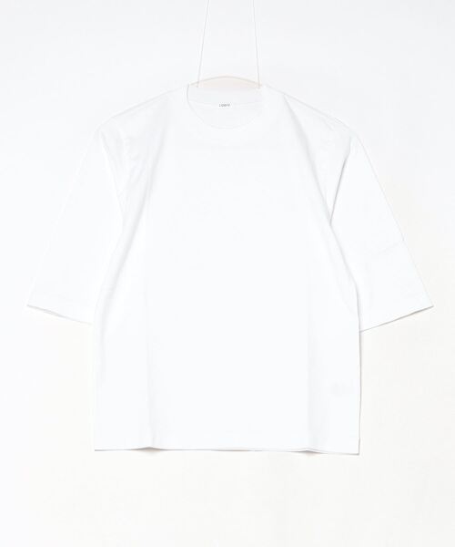 「LOEFF」 7分袖カットソー - ブラック レディース_画像2