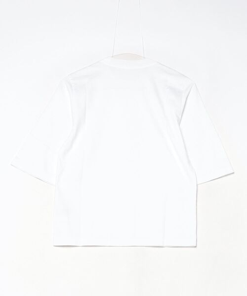 「LOEFF」 7分袖カットソー - ブラック レディース_画像5