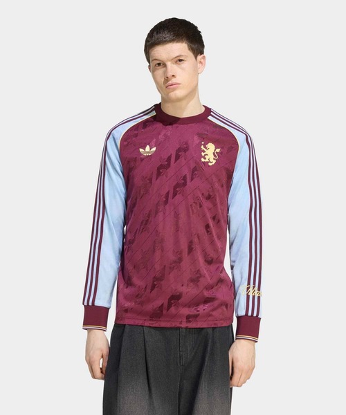 【正規品】アストン・ヴィラFC オリジナルス長袖ジャージー XL adidas（アディダス） adidas tシャツ アストン・ヴィラFC オリジナル