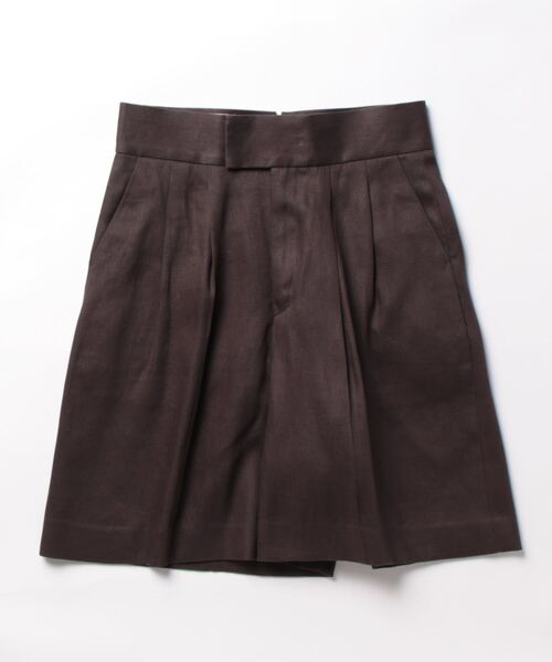 「Rouge vif」 ショートパンツ 38 チャコールグレー レディース_画像2