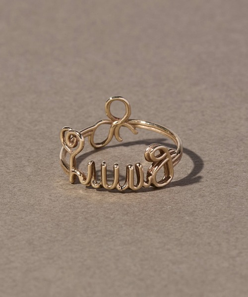 美品 Jupiter K10 メッセージリボンリング 26to415-26526-d03b.jpg