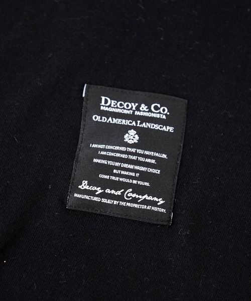 DECOY＆CO. tシャツ デコイアンドシーオー DECOY with DECOY L/S T