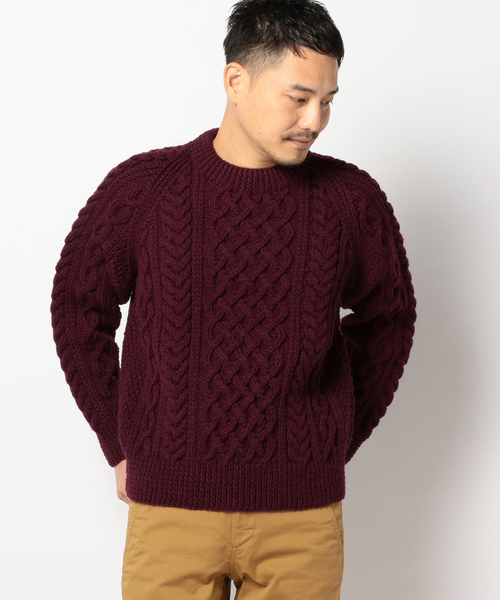 INVERALLAN 1A フィッシャーマンニット インバーアラン SHIPS