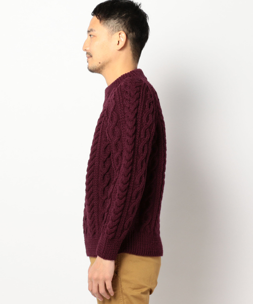 SHIPS（シップス） セーター ニット INVERALLAN: 「1A」 ウール クルー