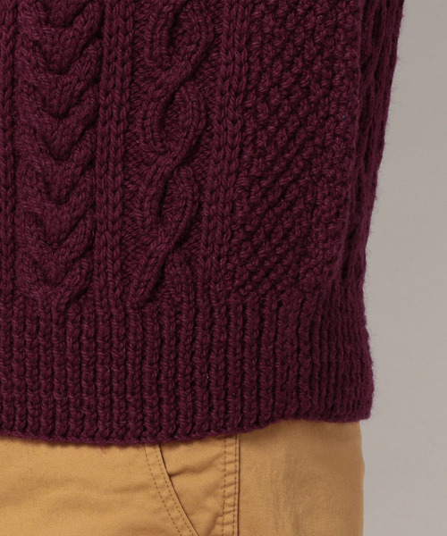 SHIPS（シップス） セーター ニット INVERALLAN: 「1A」 ウール クルー