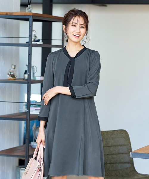 ワンピース 洗える 大人上品なボウタイワンピース Zozotown Paypayモール店 通販 Paypayモール