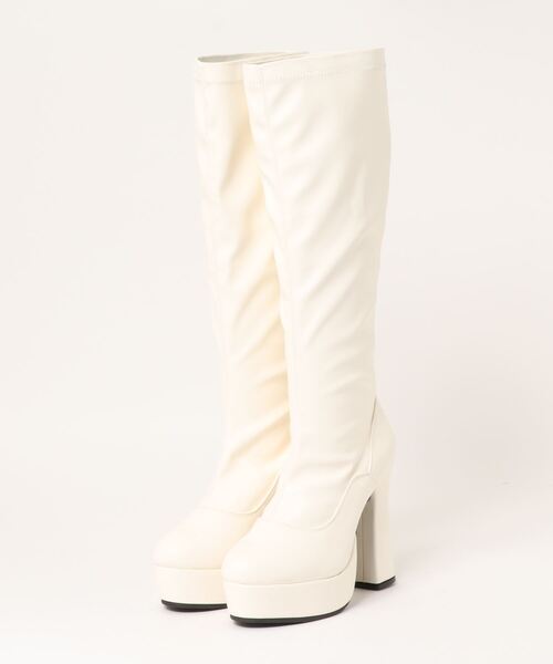 DELIA'S 厚底ロングブーツ 23.5 新品 ブーツ レディース 厚底ロングブーツ : ZOZOTOWN Yahoo!店
