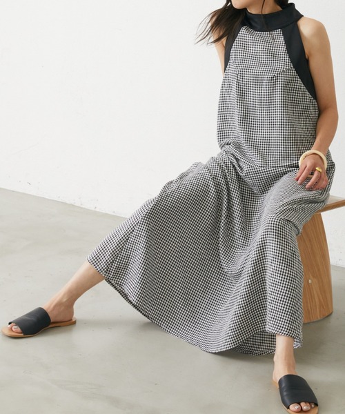 ワンピース ギンガムチェックホルターネックワンピース Zozotown Paypayモール店 通販 Paypayモール
