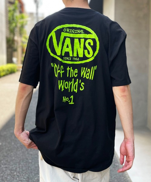 VANS（ヴァンズ） vans tシャツ 「VANS」ビッグシルエットバック 