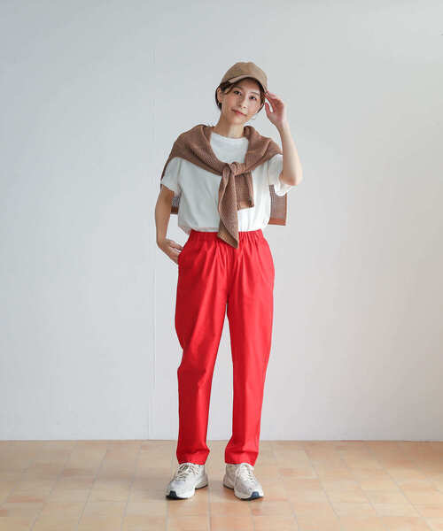 URBAN RESEARCH DOORS パンツ カラーテーパードパンツ
