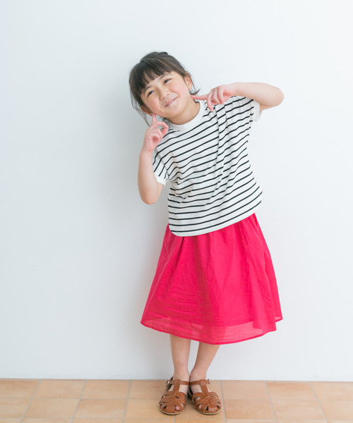 URBAN RESEARCH DOORS スカート 「親子リンク」コットンローン