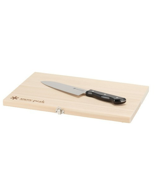 PEAK × wind and sea まな板 包丁 snow peak（スノーピーク） マナイタセット L まな板 包丁 セット