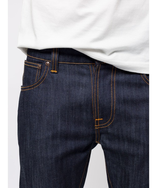 Nudie Jeans Thin Finn Dry Ecru Embo ストレッチジーンズ Nudie Jeans Men's Thin Finn Worn in Ecru, 29/32 at Amazon