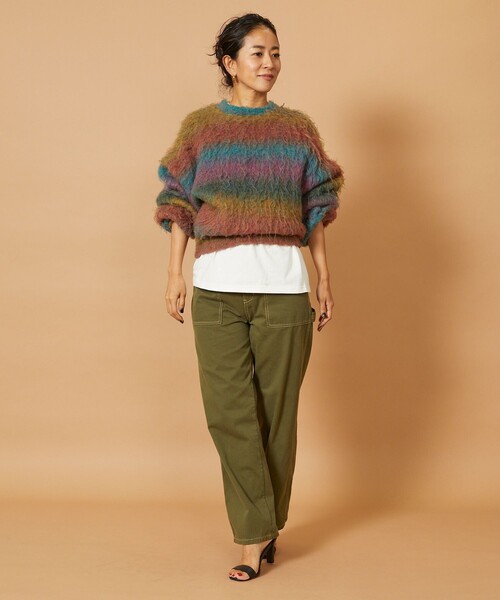 ニット セーター Freada/フリーダ グラデーションニットプルオーバー レディース Freada ニット セーター Freada/フリーダ グラデーションニット