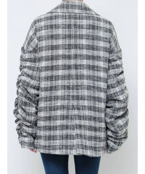 GYDA コート チェスターコート BIG check レディース : ZOZOTOWN