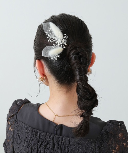 Kana ヘアピン ドライフラワー Uピンセット ヘアセット ヘアアレンジ