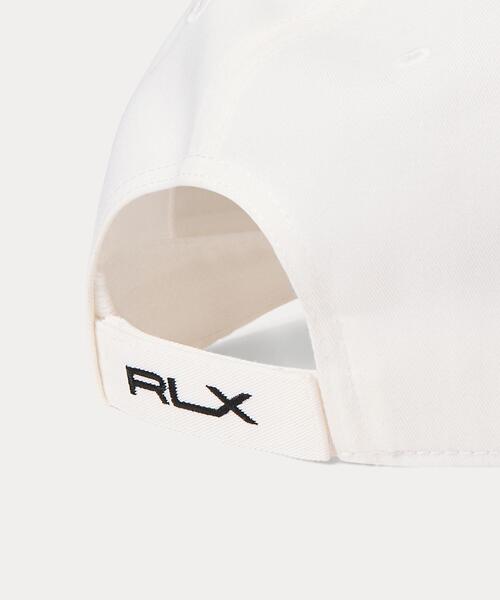 RLX ポロベア キャップ ホワイト RLX キャップ 帽子 Polo ベア ツイル スポーツ メンズ