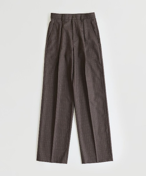 THE SHINZONE スラックス パンツ PIN STRIPE SLACKS ピン