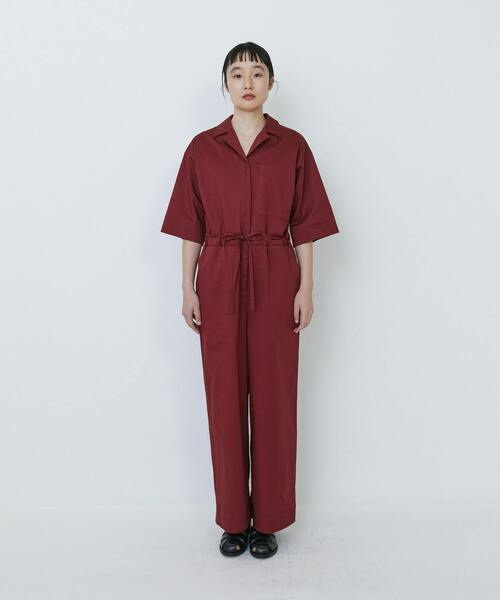LOISIR オールインワン コットンリネンスラブサテン