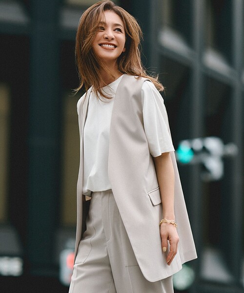 UNFILO（アンフィーロ） ベスト ジレ TENNEN TOUCH ミドルジレ