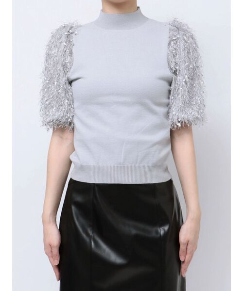 sale！！！！DEUXIEME CLASSE/フェザースリーブニット sale！！！！DEUXIEME CLASSE/フェザースリーブニット