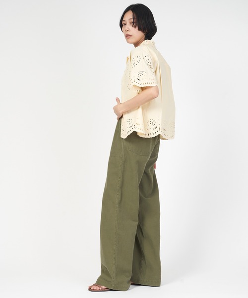 THE SHINZONE（ザ シンゾーン） シャツ ブラウス PAISLEY OPEN COLLAR