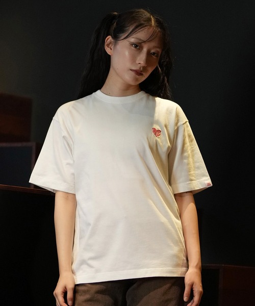 TAHCHEE ターチー 長袖 Tシャツ レディース ロンT ハート ファー バックプリント TC240701-01 ムラサキスポーツ限定 TAHCHEE ターチー 長袖 Tシャツ レディース ロンT ハート ファー