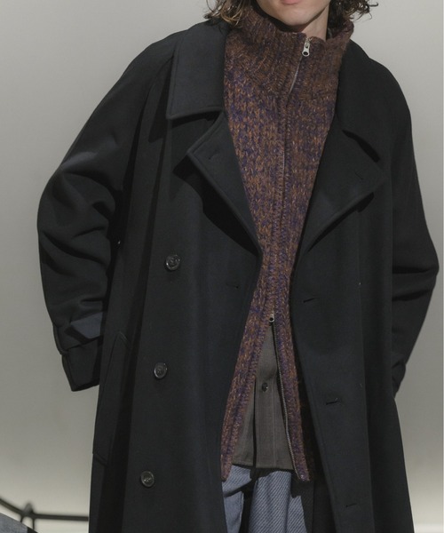 Casper John」 ステンカラーコート SMALL ブラック メンズ : 84987489 