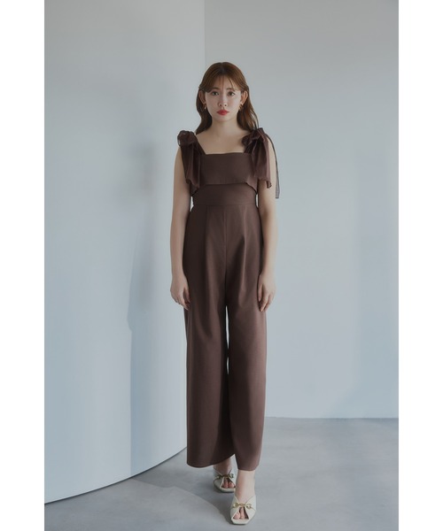 オールインワン Ribbon Romper レディースの画像