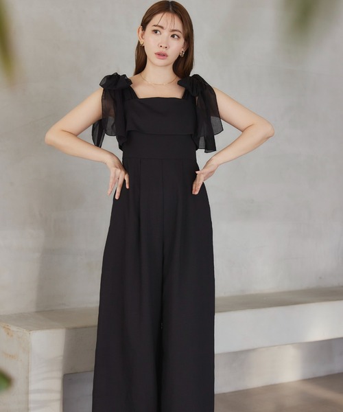 サロペット・オーバーオール・オールインワン Ribbon Romper Her lip to オールインワン Ribbon Romper レディース