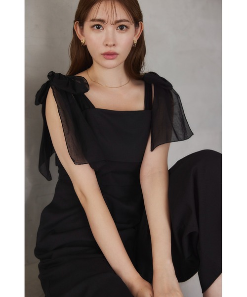 サロペット・オーバーオール・オールインワン Her lip to Ribbon Romper Ribbon Romper（つなぎ/オールインワン）｜Her lip to（ハー
