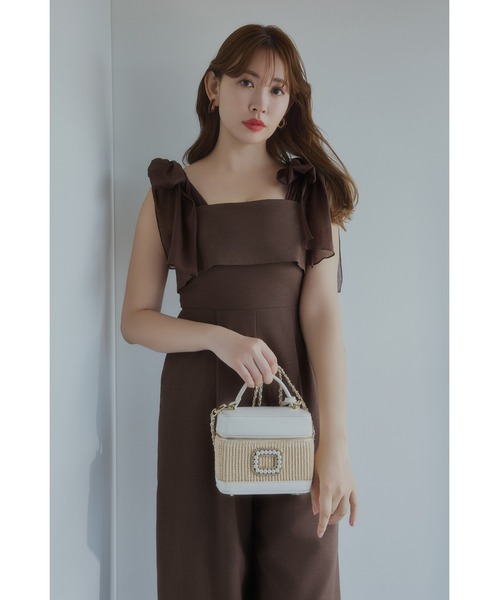 Her lip to オールインワン Ribbon Romper レディース