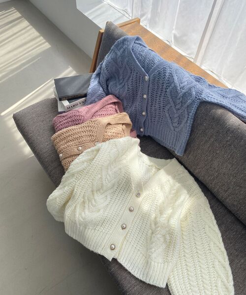 MAJESTIC LEGON（マジェスティックレゴン） カーディガン ハート