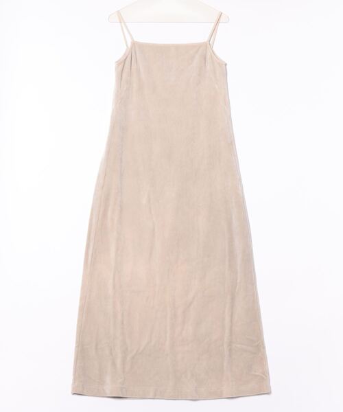WALANCE（ワランス） ワンピース コットンベロアキャミソールドレス