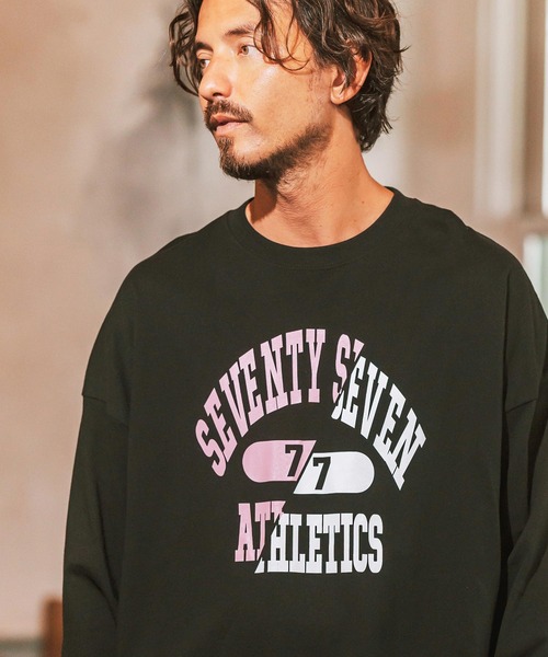 A24　ロンT　Mサイズ seventy seven tシャツ mlt4830- middle onz over size L-S t
