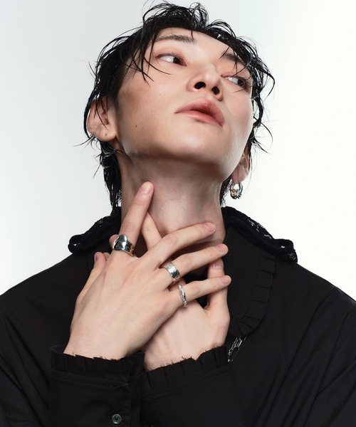 【2点セット】TEN・whoseA シルバー925リング whoseA（フーシー） 指輪 リング 「silver925」TextureRing