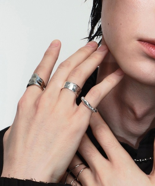 whoseA 指輪 リング 「silver925」TextureRing/ テクスチャー