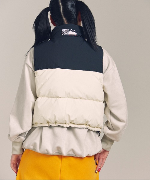 ダウンコート ダウンジャケット FDU SHORT BUBBLE DOWN VEST MICROFT 