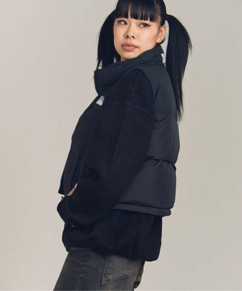 ダウンコート ダウンジャケット FDU SHORT BUBBLE DOWN VEST MICROFT 