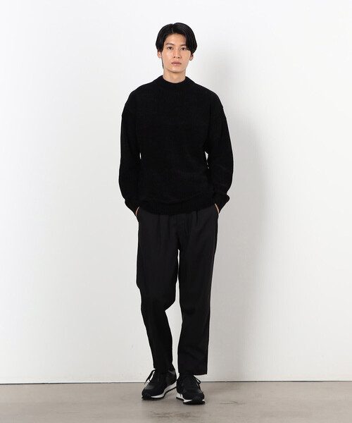 regleam テーパードタックパンツ　ブラックS テーパードタックパンツ｜TAPERED TACK PANTSの通販｜regleam