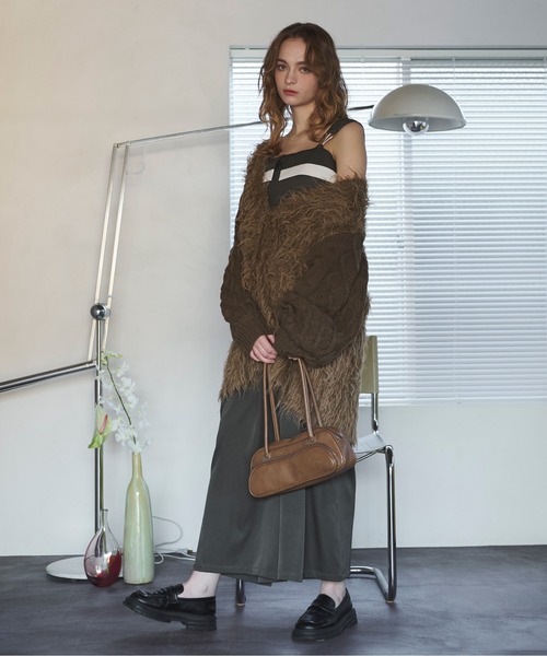 loin nuit ロワンニュイ argyle knit cardigan loin nuit argyle knit cardigan - メルカリ