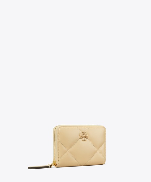 TORY BURCH 財布 キラ パヴェ ロゴ ダイヤモンドキルト ジップ