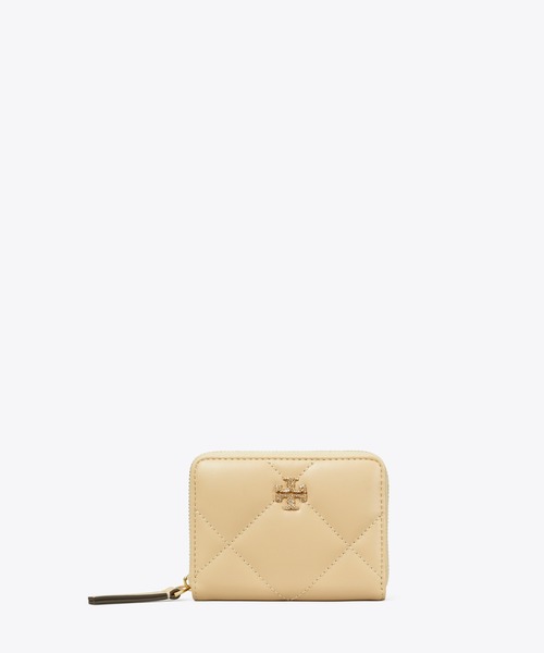 TORY BURCH 財布 キラ パヴェ ロゴ ダイヤモンドキルト ジップ