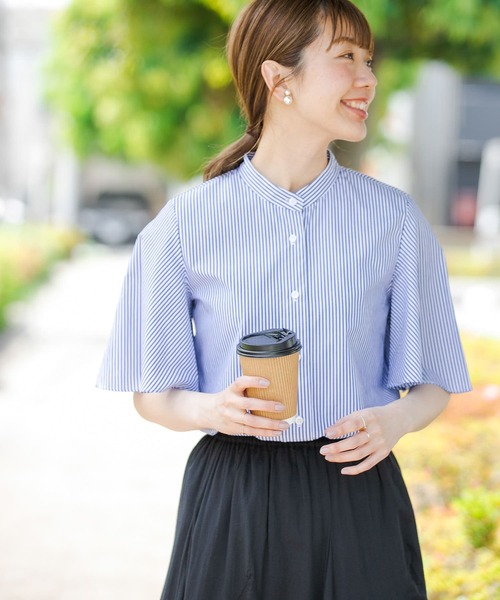 「URBAN RESEARCH Sonny Label」 半袖ブラウス FREE ホワイト レディース URBAN RESEARCH Sonny Label 「URBAN Label」 半袖ブラウス FREE